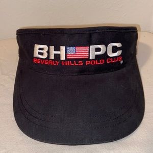 BEVERLY HILLS POLO CLUB BH PC Visor Cap Adjustable Back One Size Fits Most VTG
